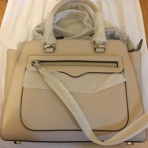 NWT Rebecca Minkoff Mini Avery Tote in Stone color